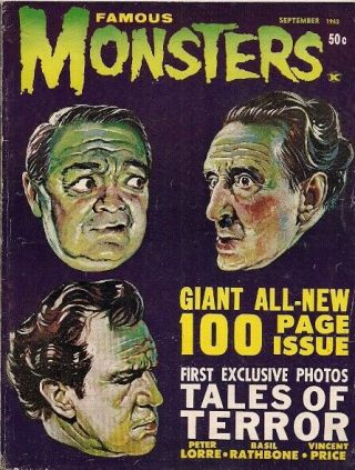 FAMOUS MONSTERS of FILMLAND 6,  1960 KING KONG HORROR issue 2
