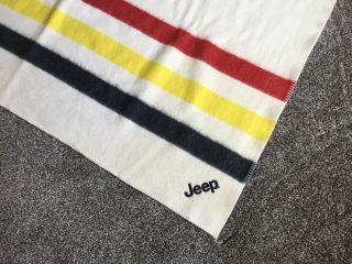 Faribo Pure Wool Blanket / Throw Jeep Hudson Bay Style & Colors