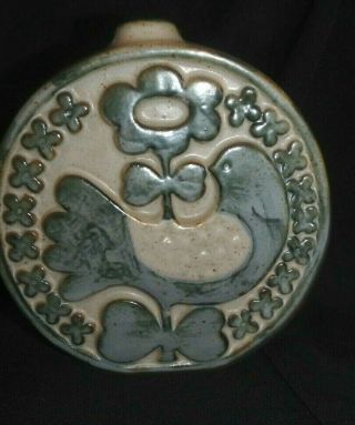 Mid Century Modern Ceramic Vase - Birds - Japan -