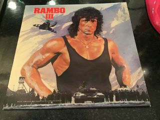Jerry Goldsmith Rambo First Blood Part 3 Stallone Soundtrack Vinyl Lp