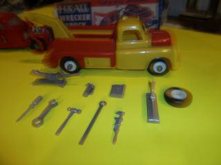Vintage Marx Toys Fix - All Wrecker Truck With Tools And Equipment Ford Hot Rods