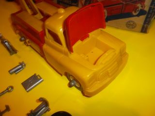 VINTAGE MARX TOYS FIX - ALL WRECKER TRUCK WITH TOOLS AND EQUIPMENT FORD HOT RODS 2