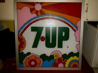 7 - Up Machine Sign 1970 