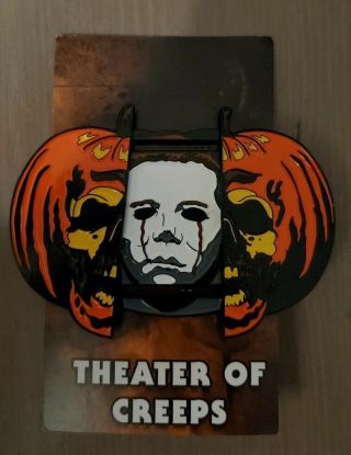 Michael Myers Halloween 2 Ii Enamel Pin The Blackest Eyes Theatre Of Creeps