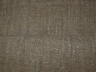 Herringbone Linen Antique Handvowen Flax Homespun Hard Fabric Upsholtery 2 Yards