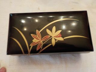 Vintage Laquered Musical Jewelry Box Made In Japan