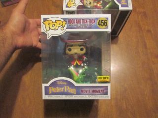 Funko Pop Disney Peter Pan Hook And Tick - Tock Movie Moment 456 Hot Topic