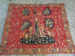 Point Des Meurins Tapestry Wall Art France Wall Hanging Fair Maiden Le Toucher