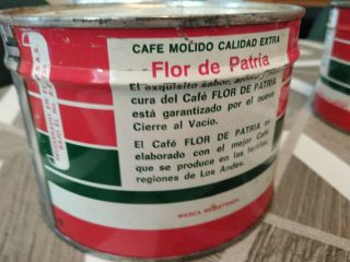 Vintage Venezuelan Coffee Cans Set Of 4