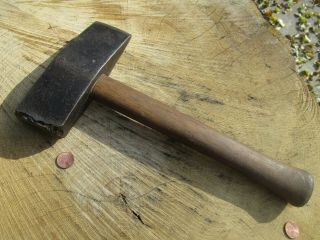 Vintage Straight Peen Blacksmith Hammer Metal Raising Planishing 4 Pound