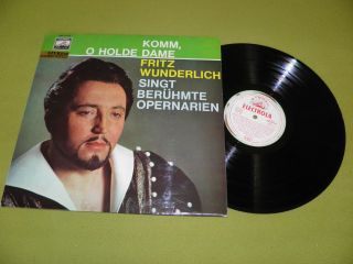 Handel Verdi Donizetti Mozart - Fritz Wunderlich - 1964 Emi Red/gold Stereo Nm