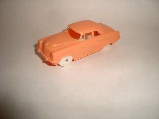F&f Mold 1954 Mercury 2 Dr.  Coupe Cereal Premium Plastic Toy Car / Coral