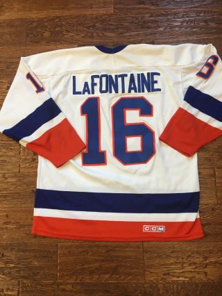 Pat Lafontaine York Islanders Vintage 90’s Men’s Large L Nhl Jersey