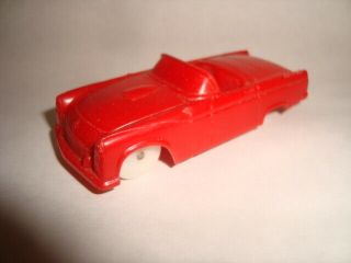 F&f Mold 1954 Ford Thunderbird Conv.  Cereal Premium Plastic Toy Car / Red