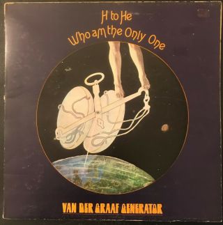 Van Der Graaf Generator - H To He.  Early Uk Press Vinyl Lp 1970 Charisma Cas1027