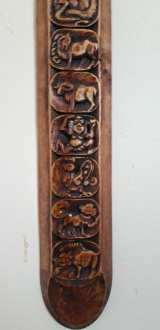 Arts and Crafts Celtic Carved Wooden Wall Hanging Celtic Wall Hanging 3