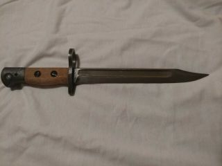 Rare British No.  5 Jungle Carbine Bayonet W.  S.  C.  Wilkinson Sword Co N/s