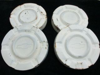 (4) Vintage Chevy Truck Hubcaps,  1960 