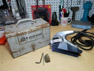 Vintage Rockwell Porter Cable Model 167a Power Block Planer - Great