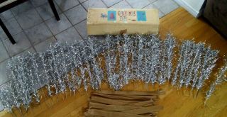 Vintage Sapphire Aluminum Silver Christmas Tree 6 Foot W/ 45 Branches And Box