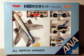 Dte 5 Pc Japan Tomy Tomica Ana All Nippon Airways Gift Set Niob