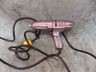 Vintage Ingersoll Rand Model C 1/2 " Electric Impact Wrench Powerful Quiet Smooth