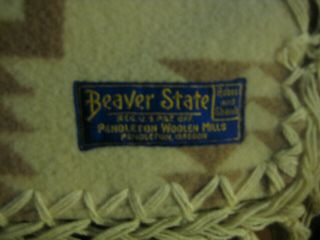 Pendleton BEAVER STATE Wool Blanket 64 