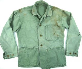 Vintage Military Usmc P41 Hbt Shirt/jacket Us Marine Corps Army Ww2 Wwii Korea
