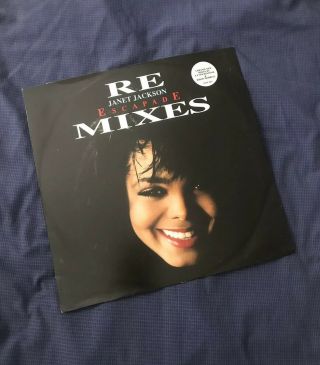 Vinyl Record 12” Janet Jackson Escapade Remixes Nm