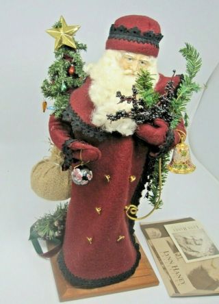 Lynn Haney 1998 Vintage " Santa " The Bell Keeper W/tags And Box 1308