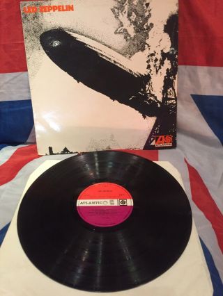 Led Zeppelin - Self Titled Orig.  Uk Atlantic Plum& Red A/1 B/4 Vinyl Lp