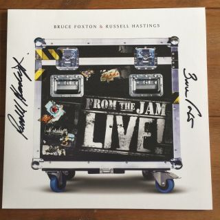 Bruce Foxton & Russell Hastings - Form The Jam Live 12” Blue Vinyl Lp Signed