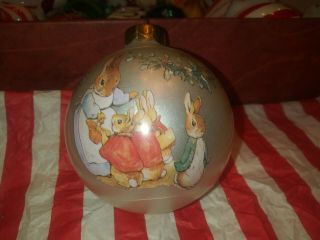 Hallmark Keepsake Christmas Ornament " Tale Of Peter Rabbit " Beatrix Potter 1994