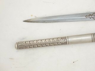 Hungarian Officer ' s Dagger WW2 paratrooper Air Force Sword Knife RARE EX 2
