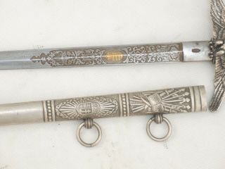 Hungarian Officer ' s Dagger WW2 paratrooper Air Force Sword Knife RARE EX 3