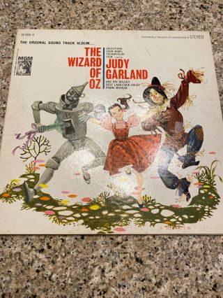 The Wizard Of Oz Soundtrack Lp Mgm Gatefold Judy Garland Vinyl Record