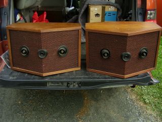 Vintage Pair Bose 901 Series Iii Speakers Need Foam Surrounds