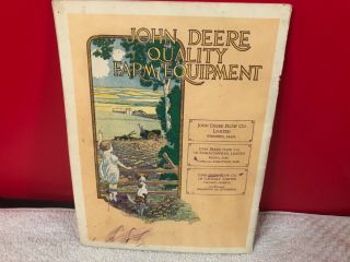 RARE 1949 JOHN DEERE FARM EQUIPMENT DEALER ADVERTISING BROCHURE 2
