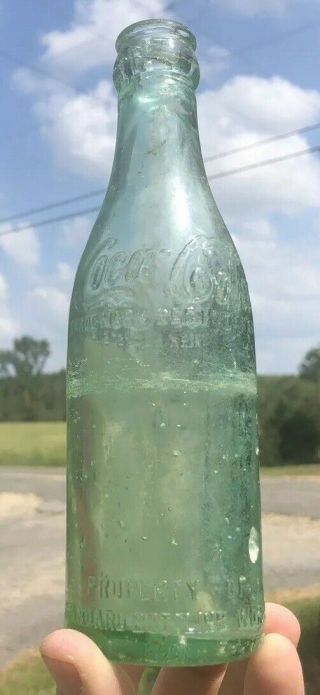 Very Rare Coca Cola Script Ss Bottle West Blocton Alabama Ala Standard Bot Co