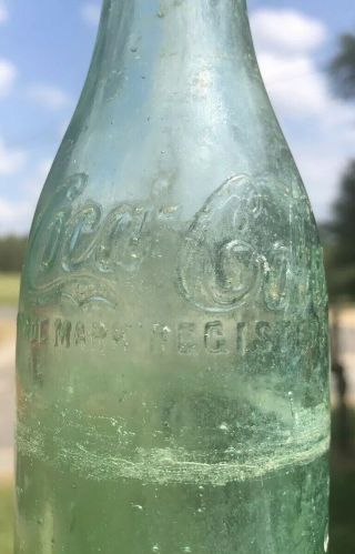 Very Rare Coca Cola Script SS Bottle West Blocton Alabama Ala Standard Bot Co 2