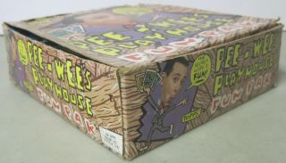 1988 TOPPS PEE - WEE ' S PLAYHOUSE TRADING CARDS OPEN BOX OF 32 FACTORY PACKS 3