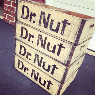 4 Very Rare Vintage Dr Nut Wood Soda Pop Crates Jennings La