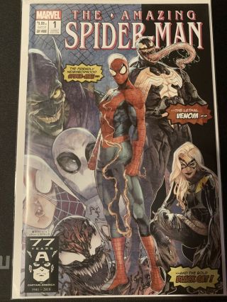 Spider - Man 1 2018 Jamal Campbell Mutants 98 Variant Cover B