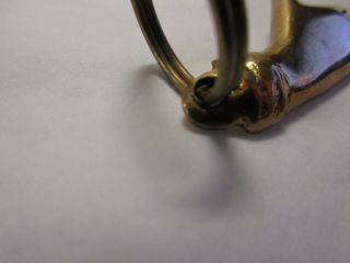 mid century? brass hand key ring carl aubock 2