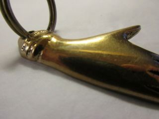 mid century? brass hand key ring carl aubock 3