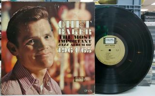 Chet Baker - The Most Important Jazz Album Of 1964/65 Colpix Lp Vg,  Jazz Mono