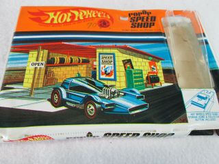 Vintage 1967 Mattel Hot Wheels Pop Up Speed Shop Fold Out Play Set No.  5135