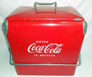 Vintage Coca Cola Bottle Cooler With Bottle Opener