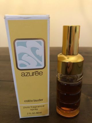 Azuree Estee Lauder Pure Fragrance Spray 2 Fl.  Oz Discontinued Vintage Perfume