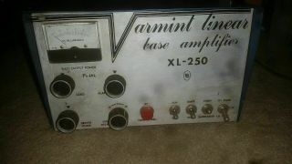 Vintage Varmint Linear Base Amplifier Xl - 250 - &retubed